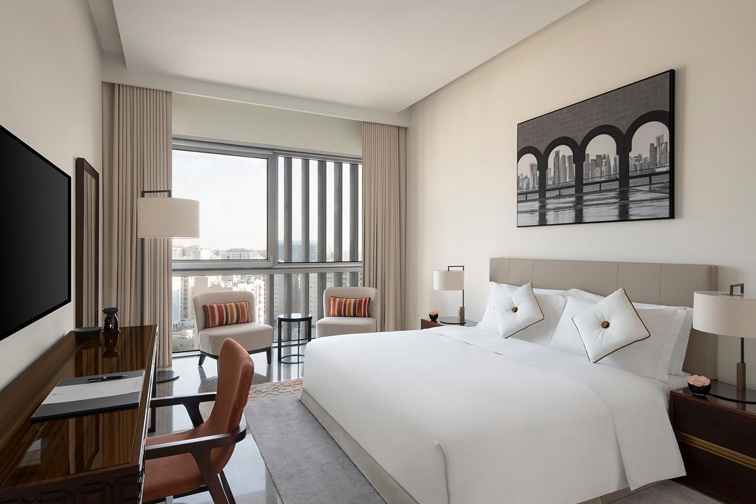 Banyan Tree Doha At La Cigale Mushaireb Δωμάτιο φωτογραφία A bedroom at the hotel